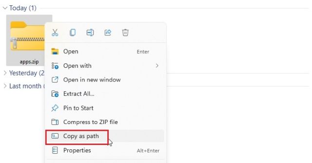 ఫైల్ పవర్షెల్ని అన్జిప్ చేయండి